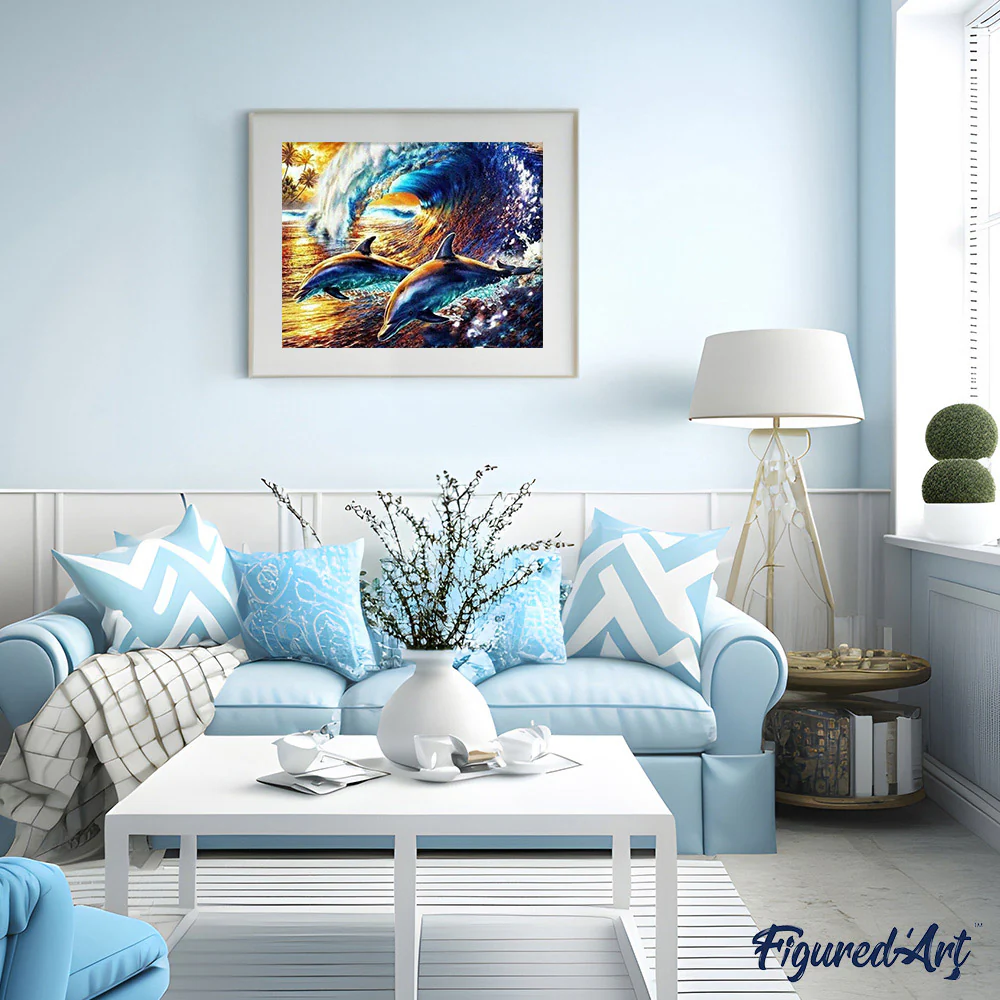 Dolphins in the Waves - Image 3