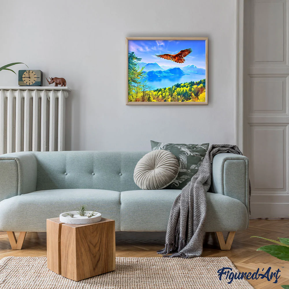 Eagle and landscape in Switzerland - Image 3