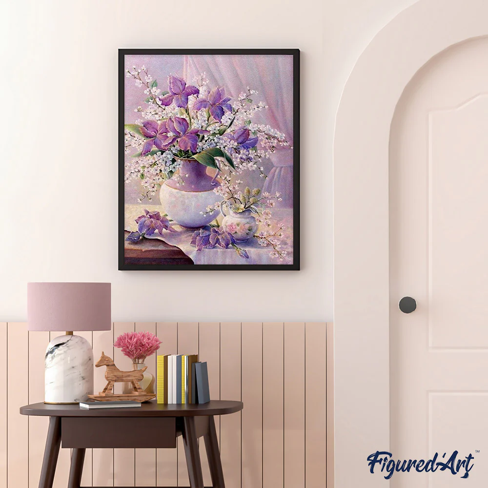 Elegant Purple Vase - Image 3