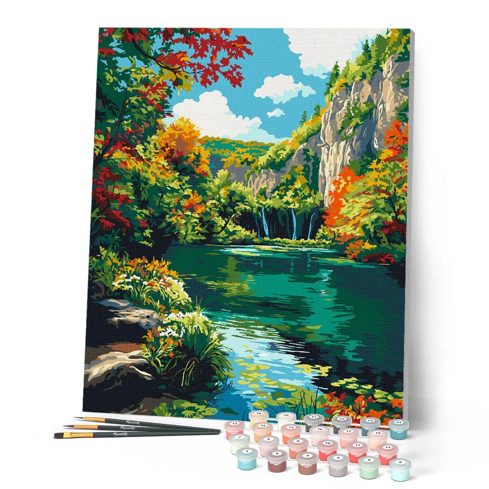 Emerald Lake in Autumn - Image 2