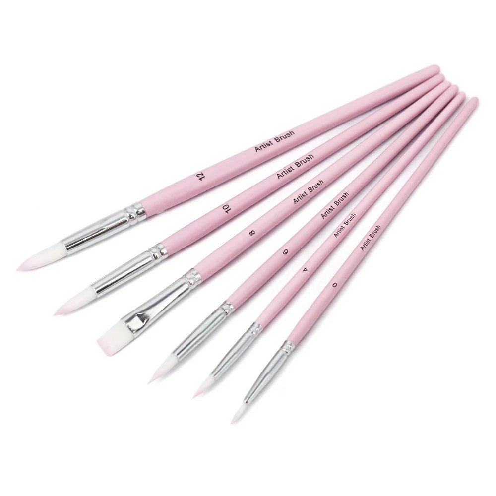 Essential 6-Piece Multisize Paint Brush Set - Image 3