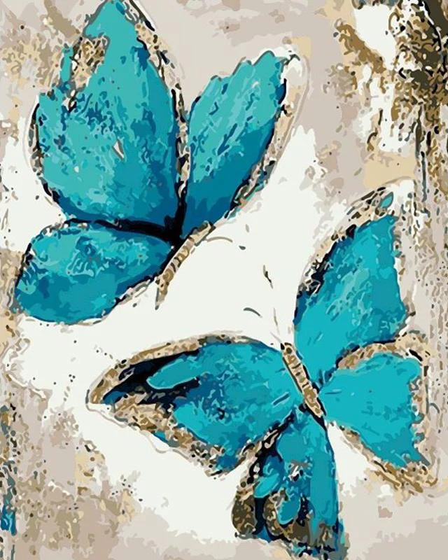 Flight of butterflies