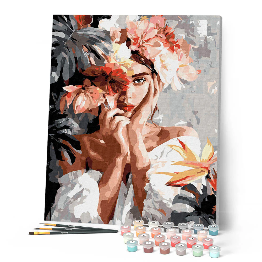 Floral Girl Portrait - Image 2
