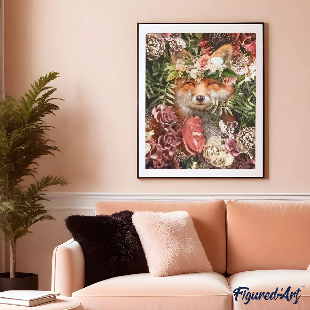 Fox in the flowers - Image 3