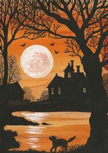 Full Moon and small Cat