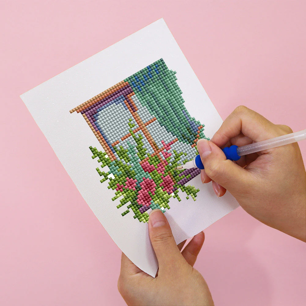 Gem Painting kit - Blooming Floral series - Image 5