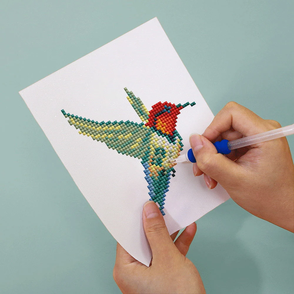Gem Painting kit - Colourful Birds Paradise series - Image 5