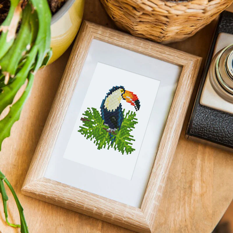 Gem Painting kit - Colourful Birds Paradise series - Image 9