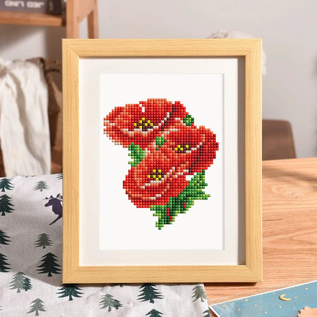 Gem Painting kit - Flowers 2 series - Image 10