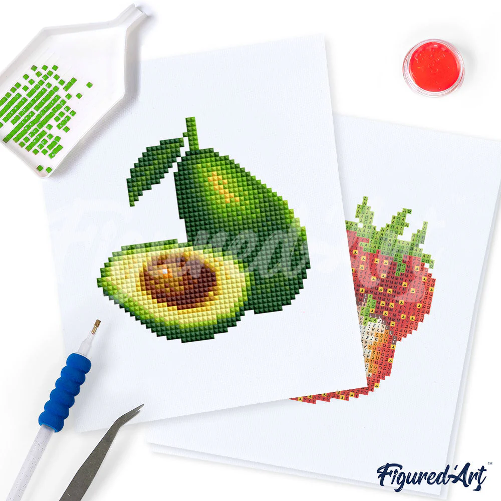 Gem Painting kit - Fruits series - Image 4