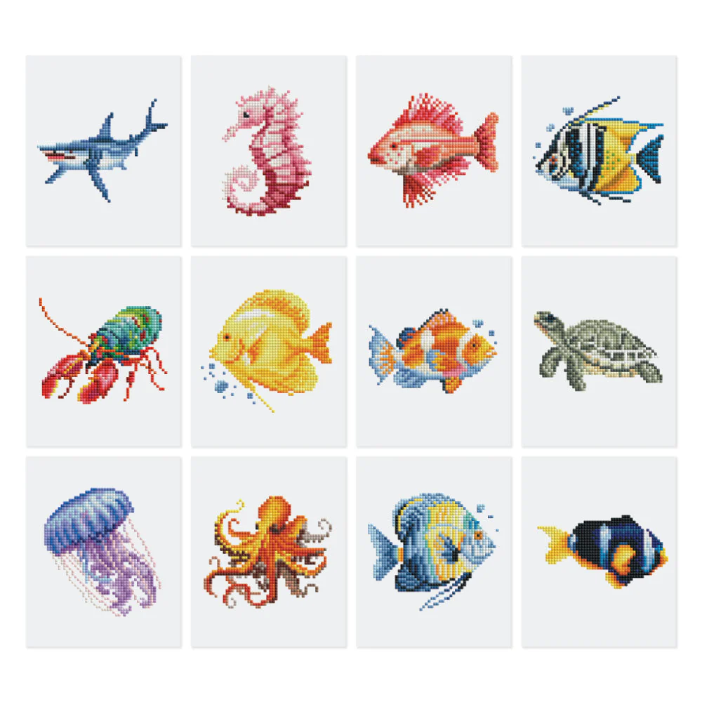 Gem Painting kit - Ocean Creatures series - Image 2