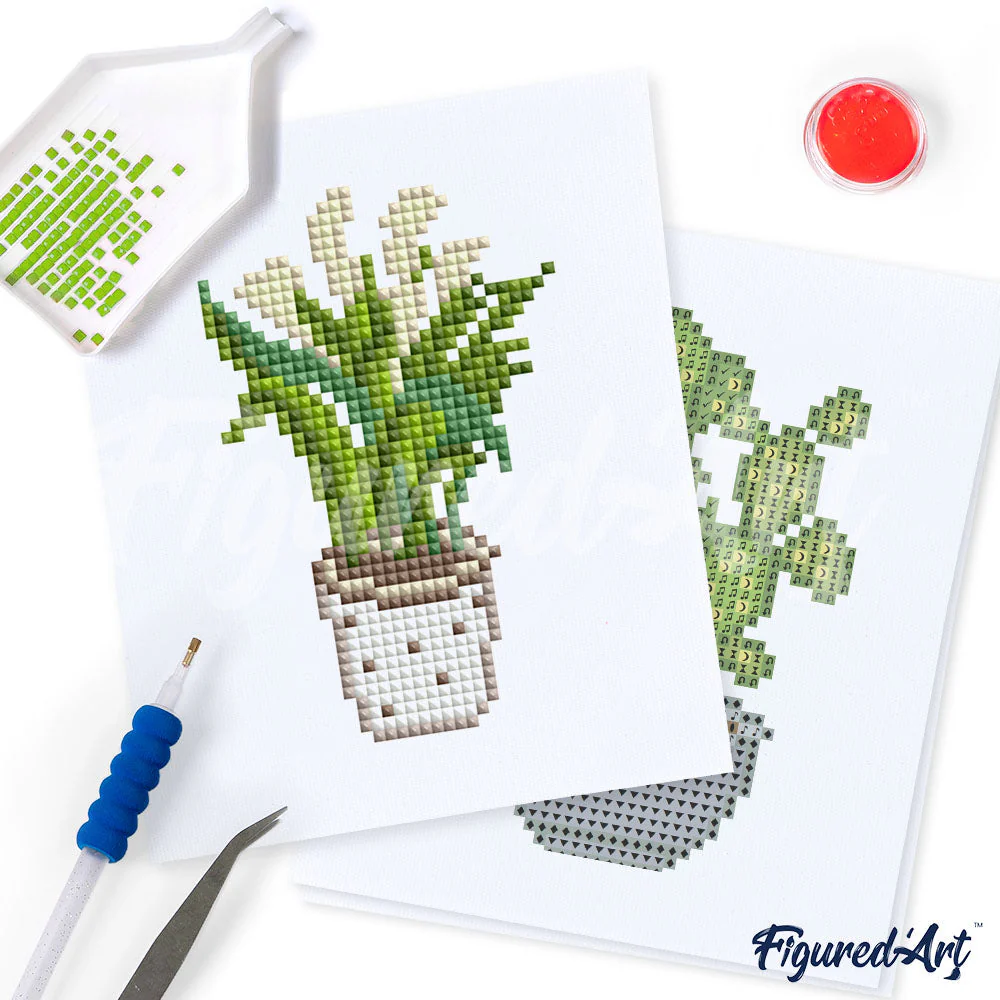 Gem Painting kit - Plants series - Image 4