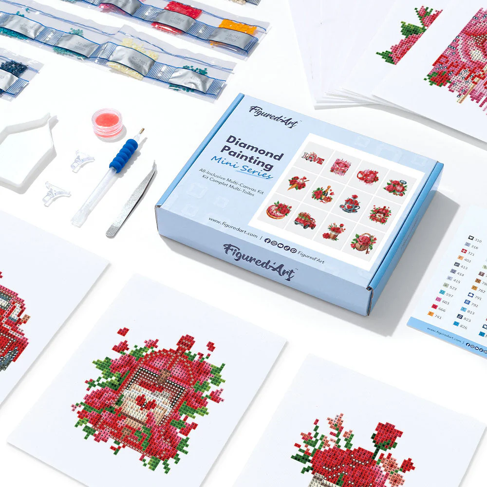 Gem Painting kit - Romantic Valentine's Day series - Image 3