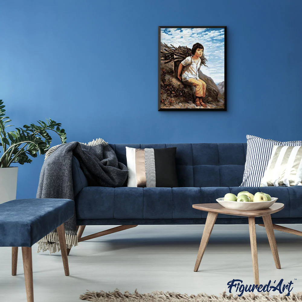 Girl collecting Firewood - Image 3