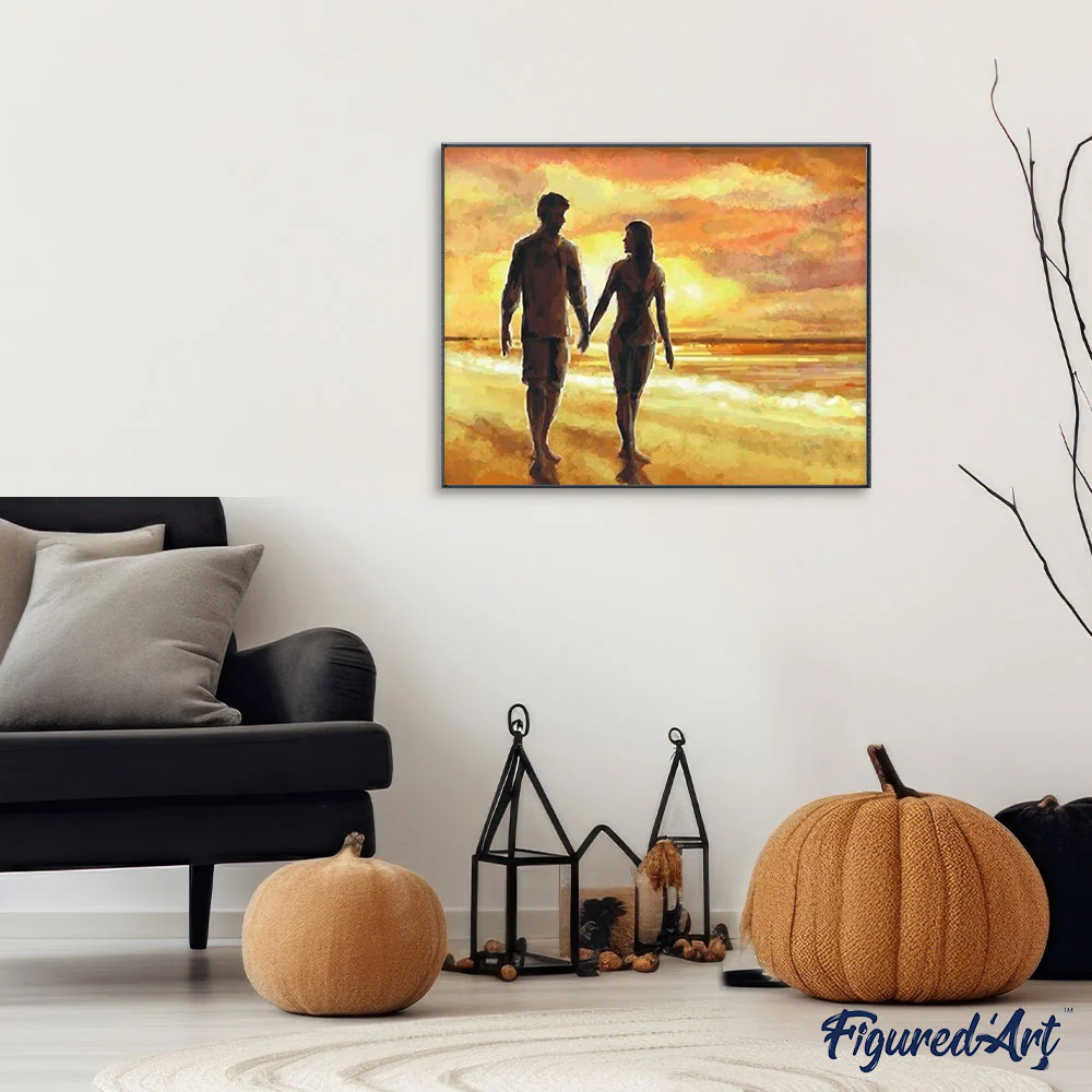 Hand in Hand On Beach - Image 3