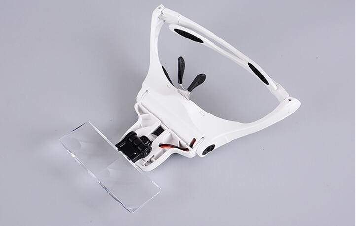 Headband Magnifier Glass Magnifying Glasses with Lamp for Paint by Numbers - Image 10