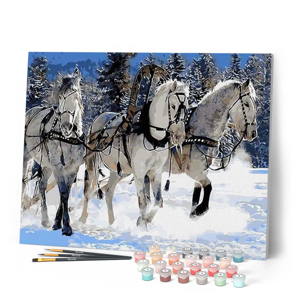 Horse ballad in the Snow - Image 2