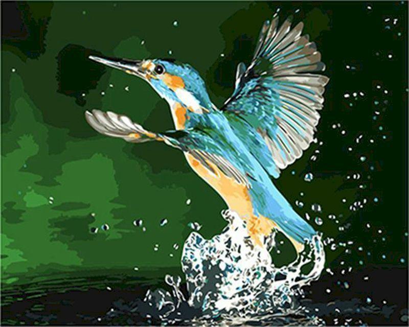 Kingfisher taking flight
