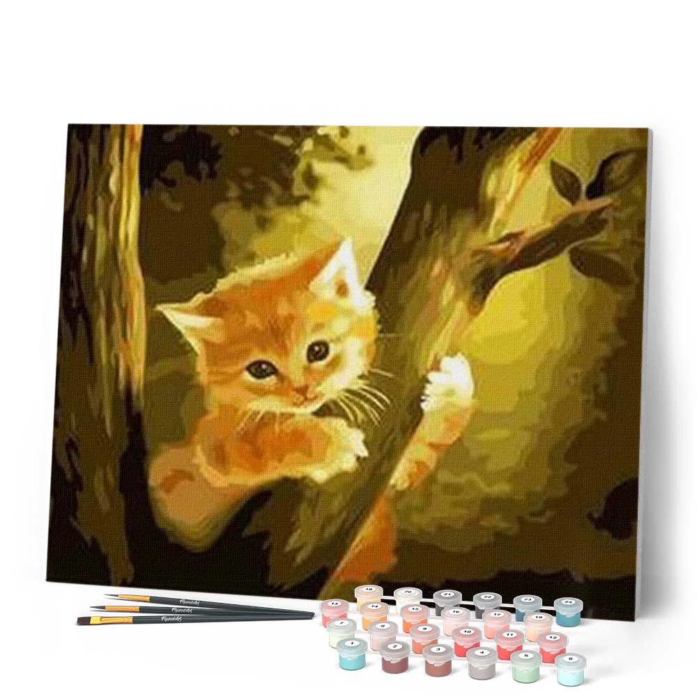 Kitten on top of the Tree - Image 2