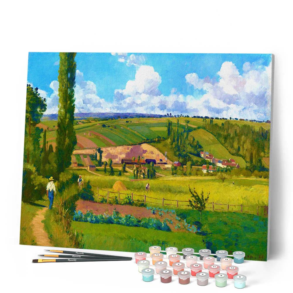 Landscape at Les Pâtis - Camille Pissarro - Image 2