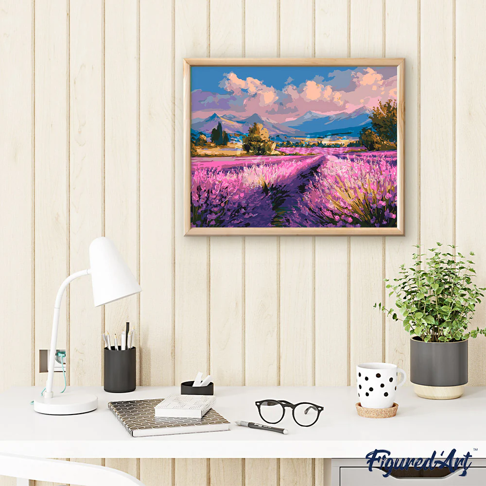 Lavender Fields at Dusk - Image 3