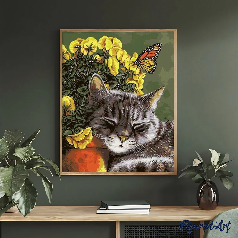 Little Cat and Butterfly - Image 3