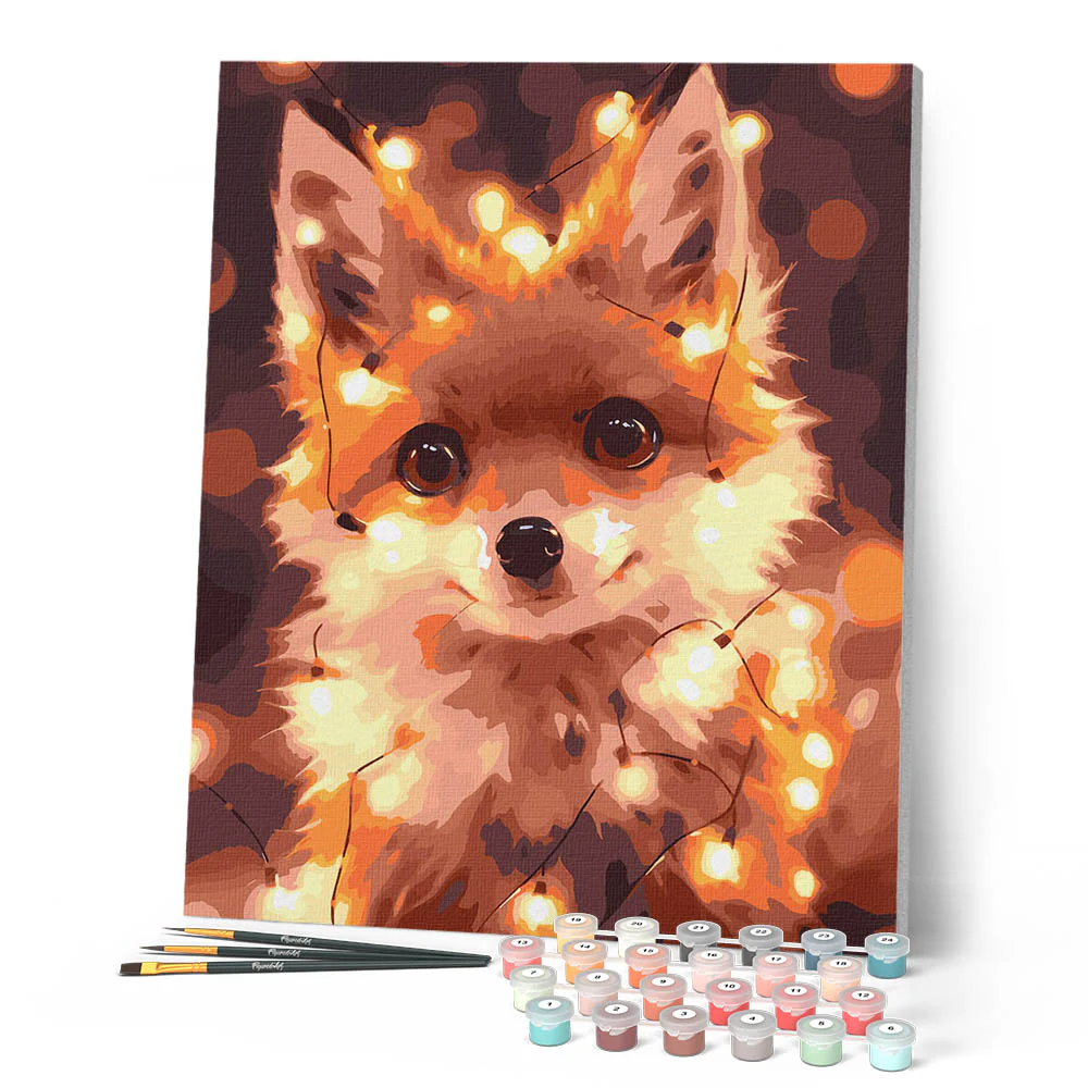 Little Fox with light bulbs - Image 2