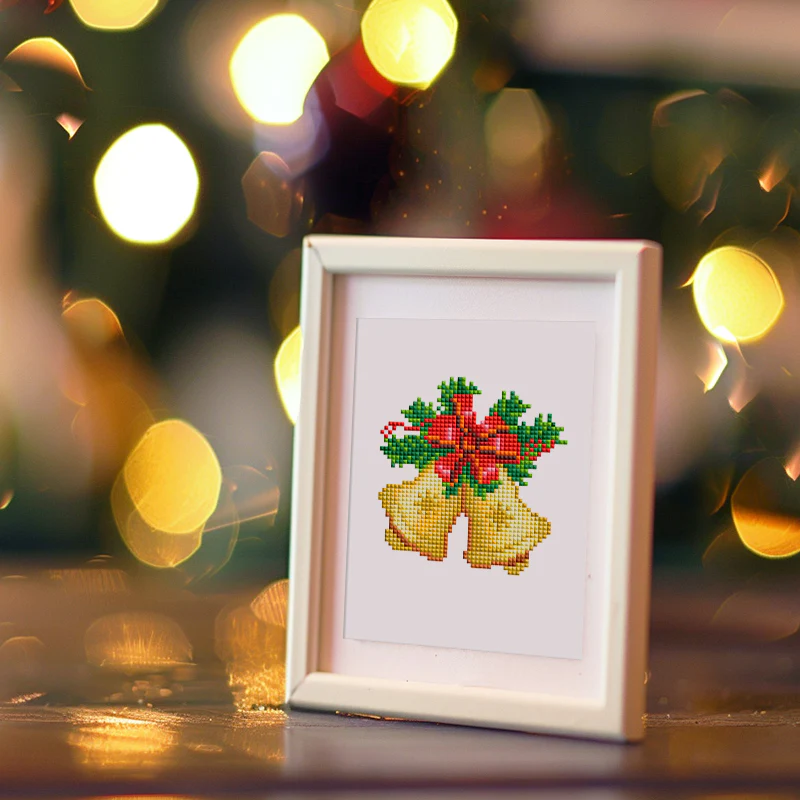 Mini Diamond Painting 15x20cm (6 pieces) - Christmas Classics - Image 8