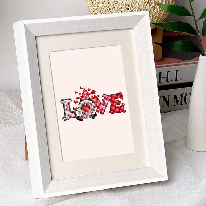 Mini Diamond Painting 15x20cm (6 pieces) - Delicate Designs - Image 11