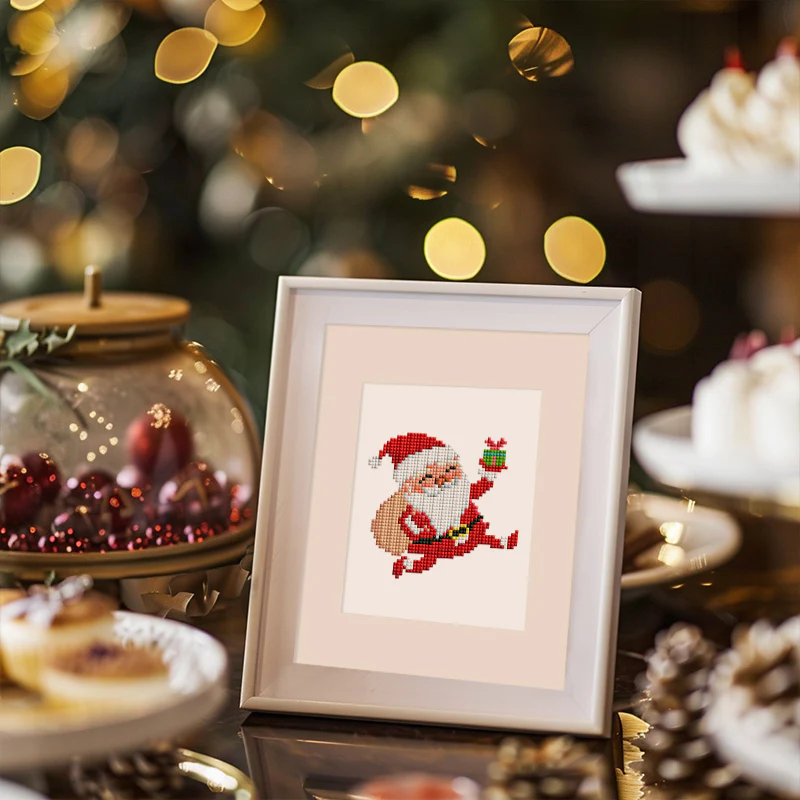 Mini Diamond Painting 15x20cm (6 pieces) - Festive Christmas - Image 10