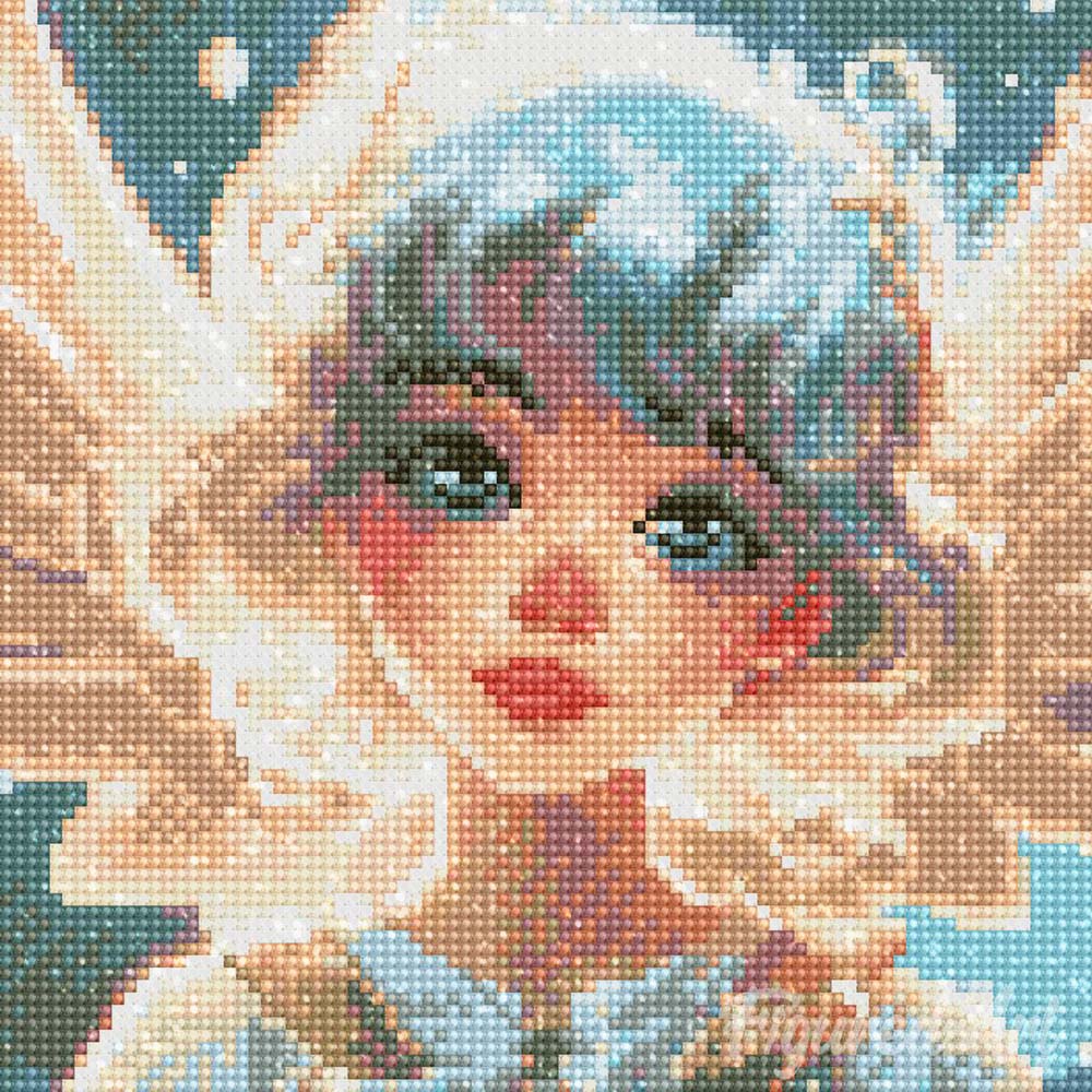 Mini Diamond Painting 25x25cm - Sweet Little Angel - Image 2