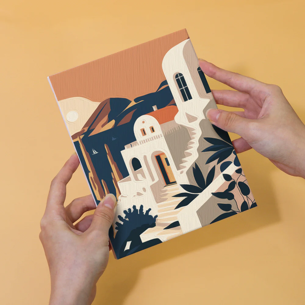 Mini Paint by numbers 15x20cm (6 pieces) - Mediterranean Dreams - Image 9