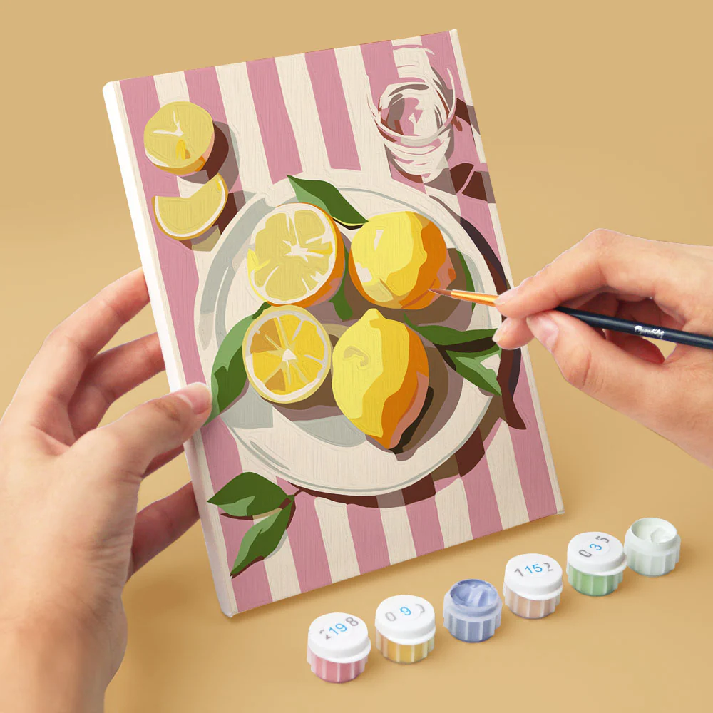 Mini Paint by numbers 15x20cm (6 pieces) - Summer Treats - Image 7