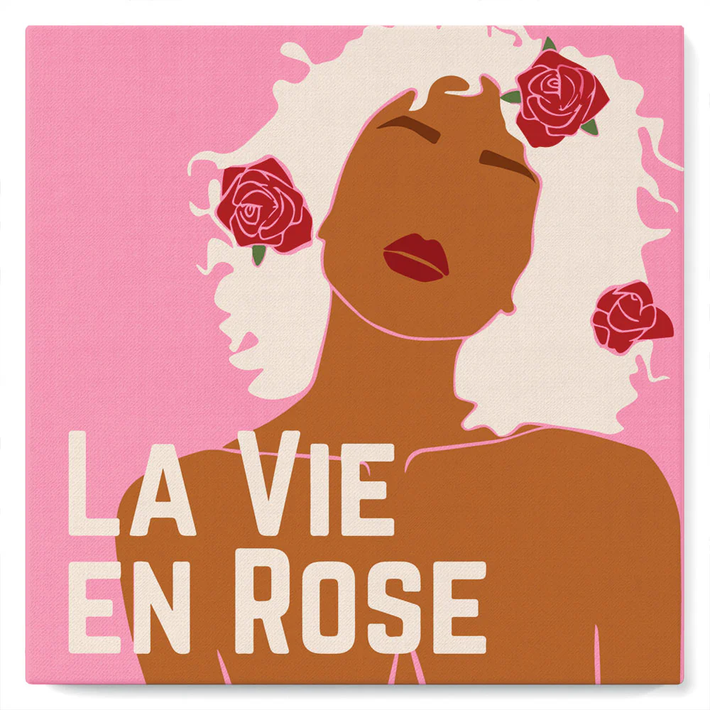 Mini Paint by numbers La Vie en Rose 20x20cm already framed - Image 2