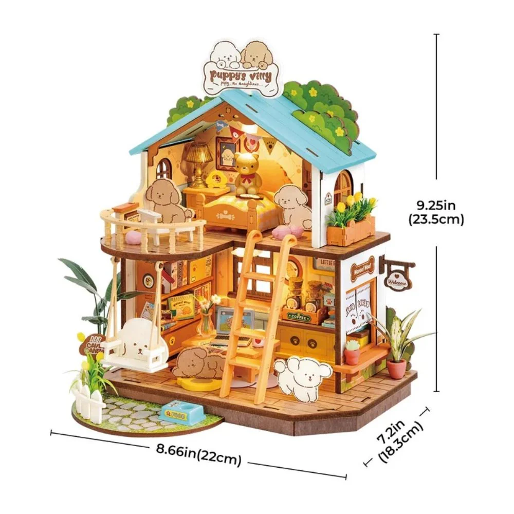 Miniature House - Puppy's Cozy Villa - Image 11