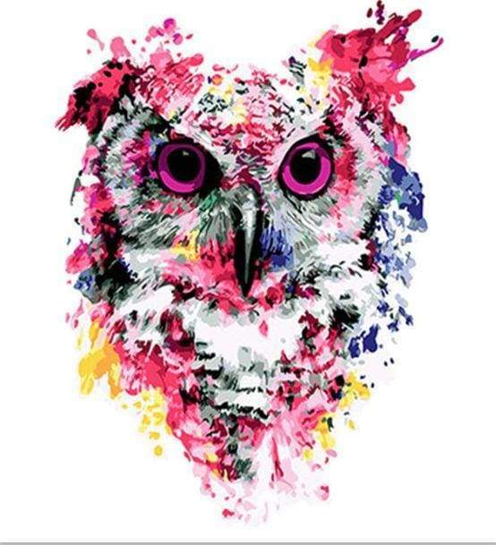 Modern Pink Owl