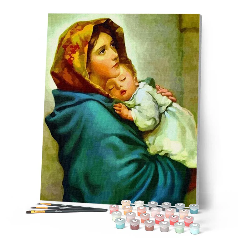 Mother holding her Child - Image 2