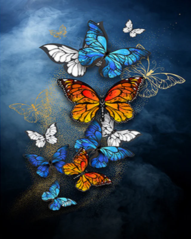 Multicolor Butterflies