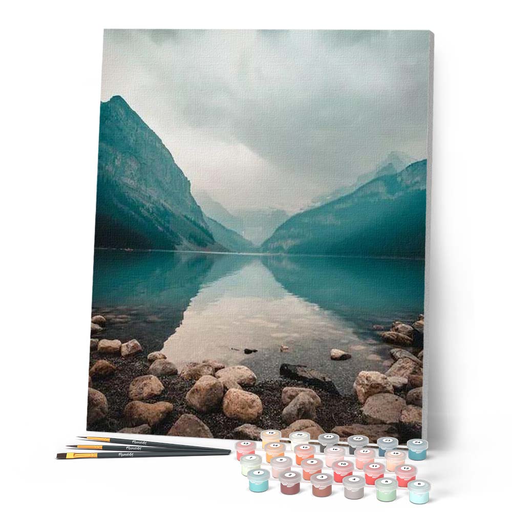 Mysterious Lake in the Mountains - Image 2