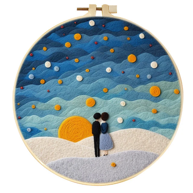 Needle Felting - Sky Full of Stars