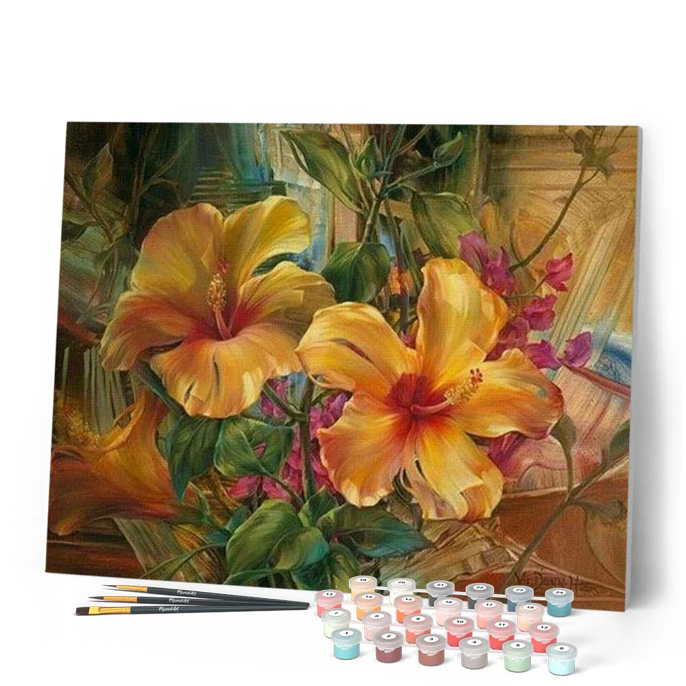 Orange Hibiscus - Image 2