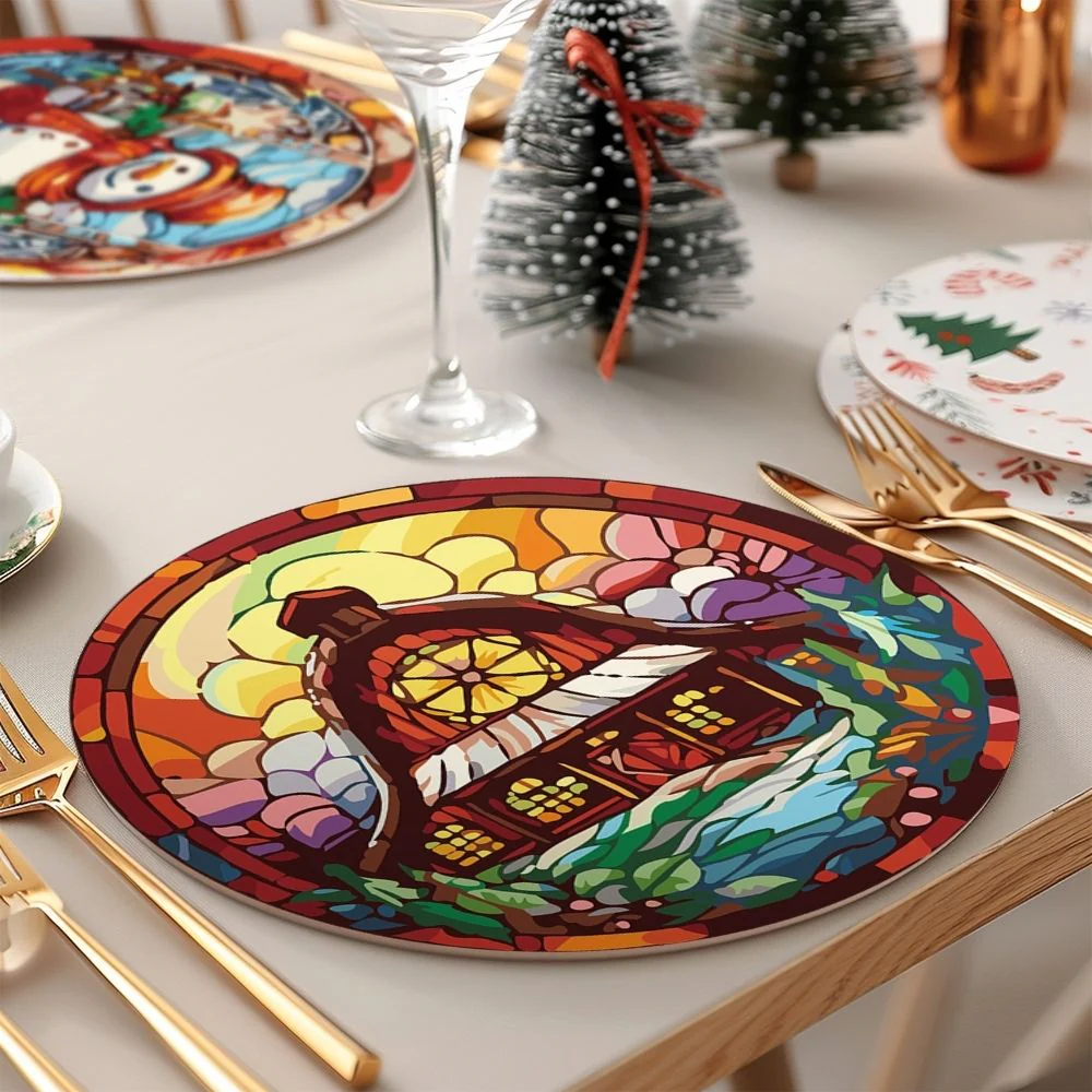 Paint by numbers 20cm Placemats (6 pieces) - Creative Christmas Gift - Image 10