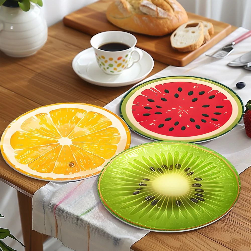 Paint by numbers 20cm Placemats (6 pieces) - Tropical Fruit Slice - Image 10