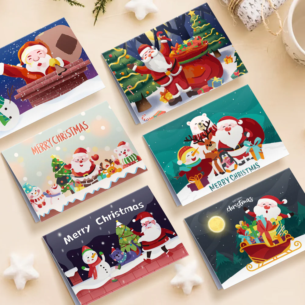 Paint by numbers 6 Pack DIY Christmas Cards - Series 5