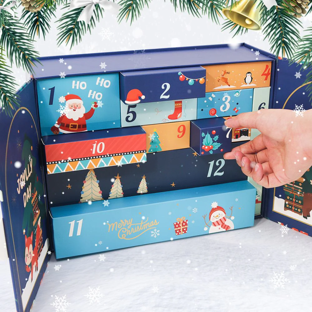 Paint by Numbers Advent Calendar 2025 - Holly Jolly (Blu-12 boxes) - Image 5