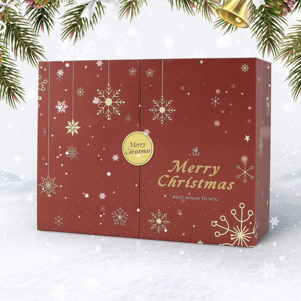 Paint by Numbers Advent Calendar 2025 - Merry Christmas (Red-12 boxes) - Image 2