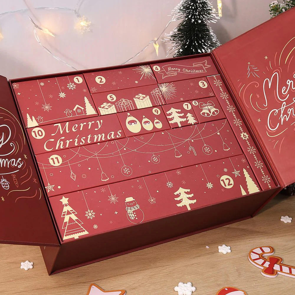Paint by Numbers Advent Calendar 2025 - Merry Christmas (Red-12 boxes) - Image 6