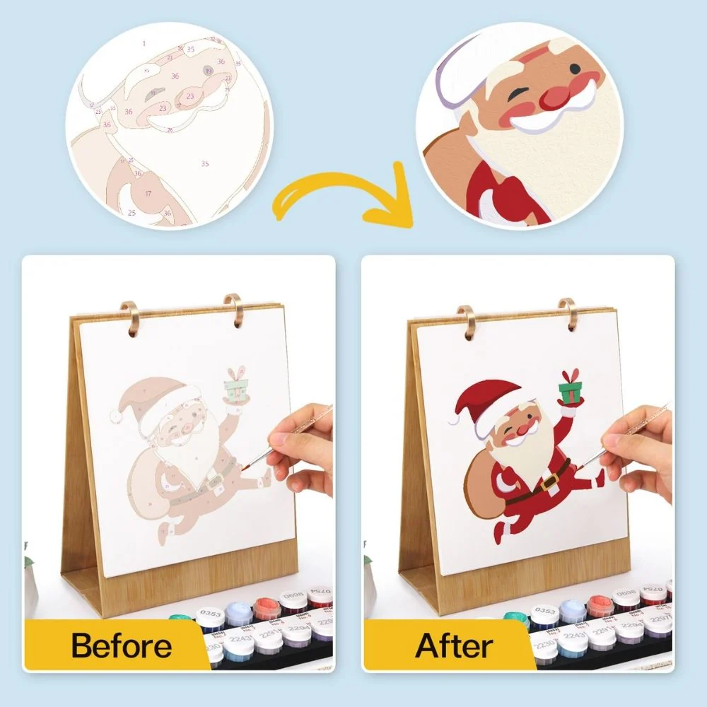 Paint by Numbers Calendar 2026 - Christmas Highlights - Image 10