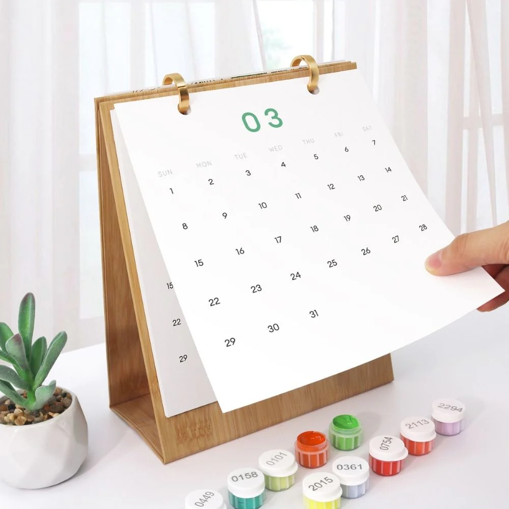 Paint by Numbers Calendar 2026 - Colorful Butterflies - Image 6