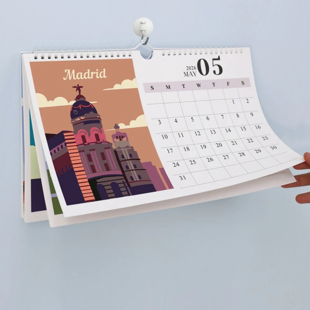 Paint by Numbers Calendar 2026 - Famous Landmarks - Image 5
